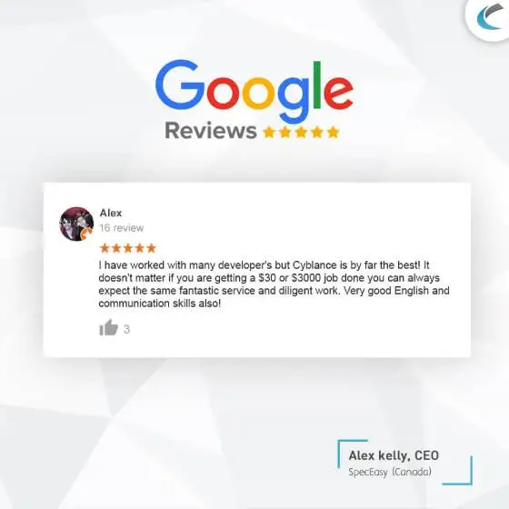 Google review screenshot