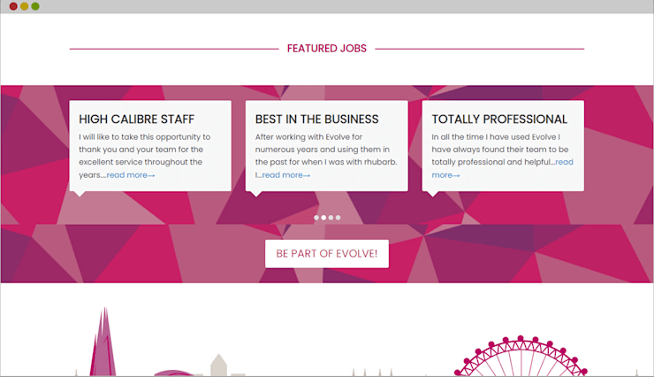 Evolve Job Portal Website