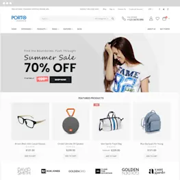 Porto Magento Theme preview