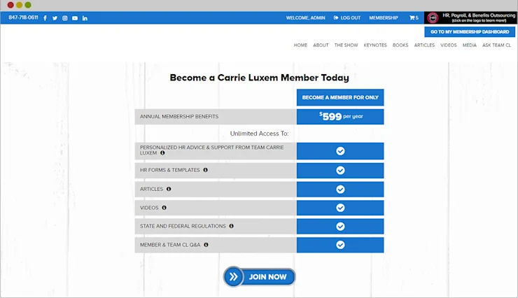 Membership Website Platform
