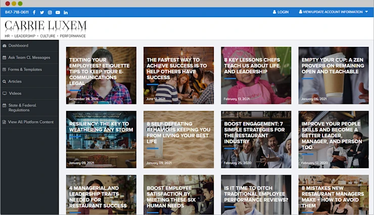 Membership Website Platform