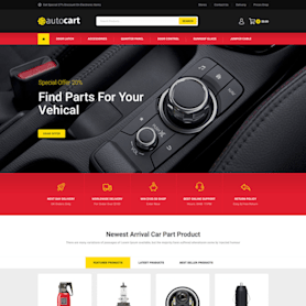 Autocart - Auto Part Store Template preview