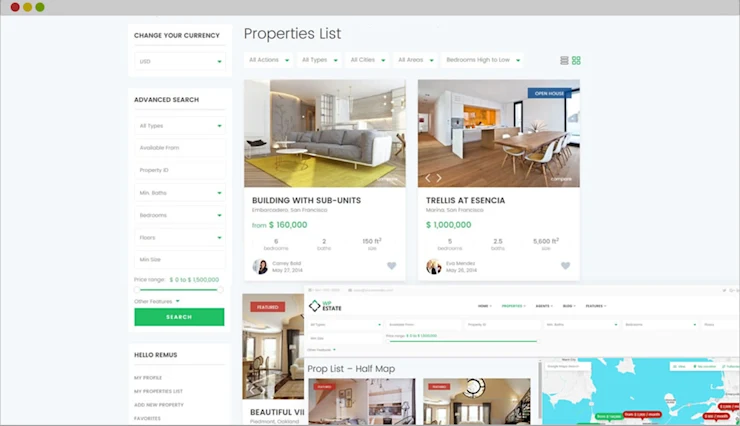 Real Estate Website Platform