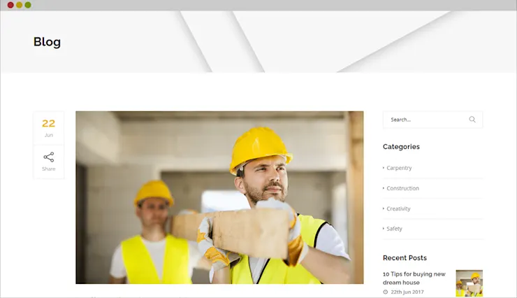 Roofing Company Website