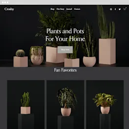 Crosby Squarespace template preview