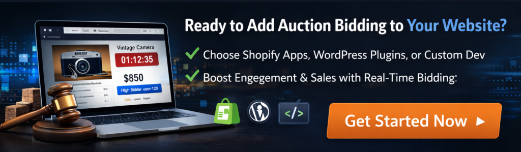 How To Add Auction Bidding Functionality to Your Website