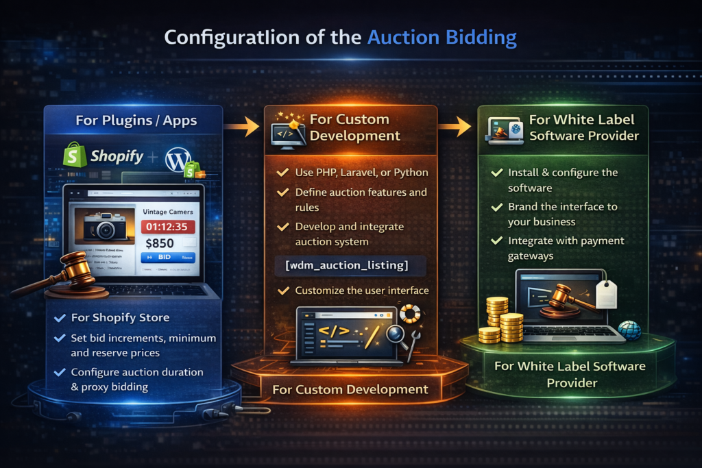 Configuration of the Auction Bidding