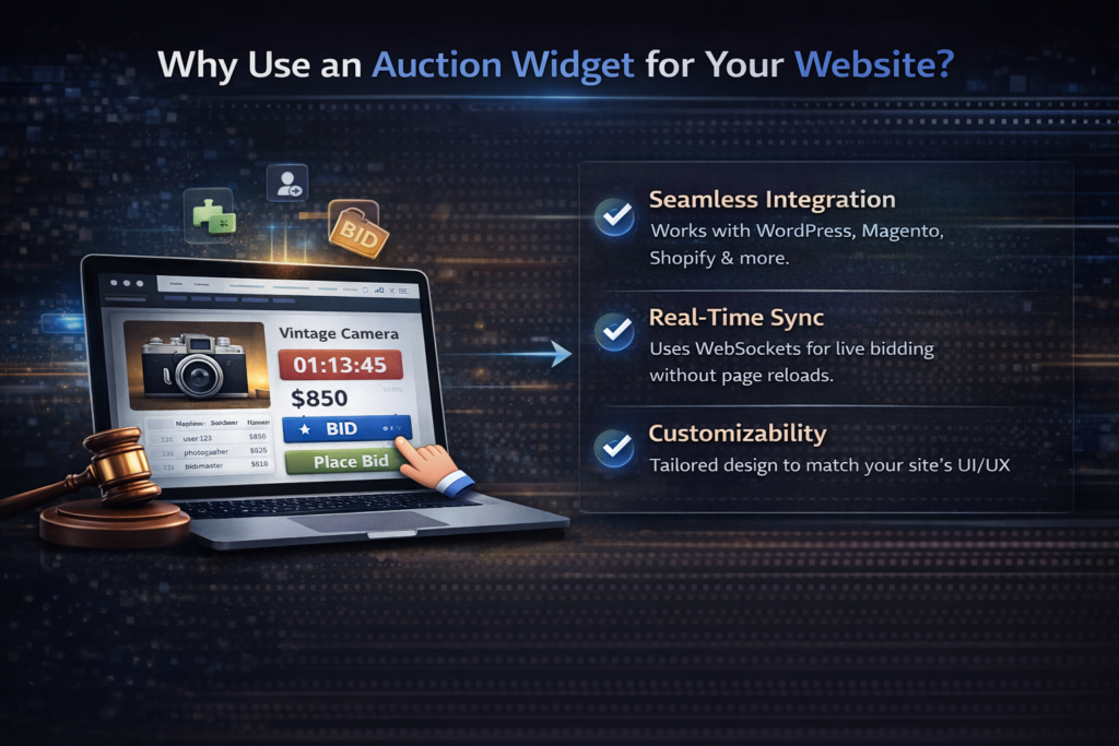 Why Use an Auction Widget for Your Website?
