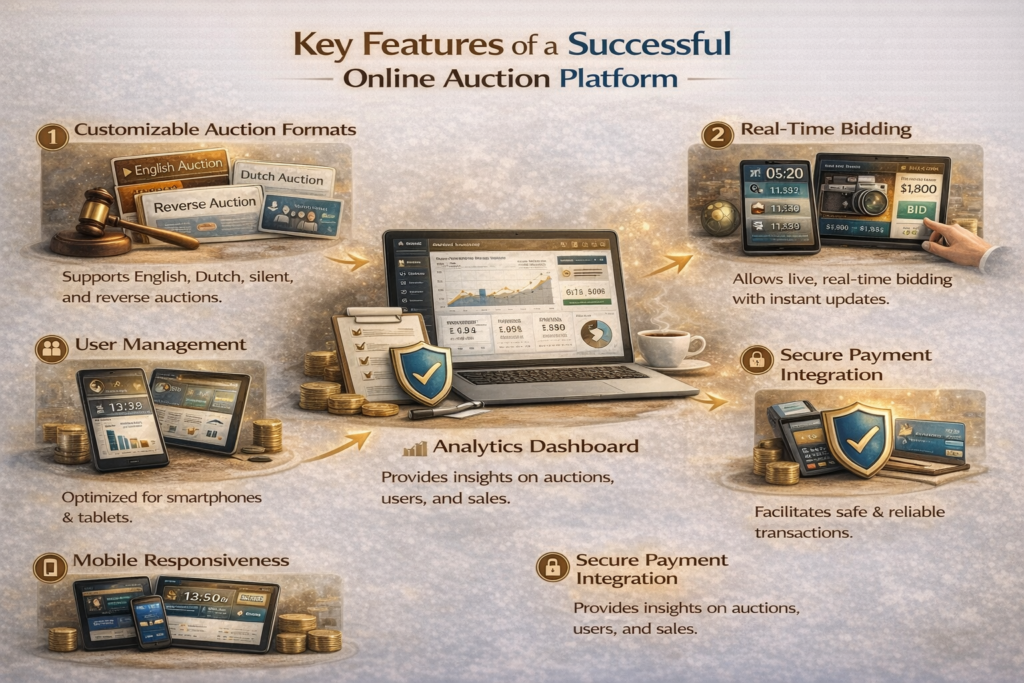 Key Features of a Successful Online Auction Platform