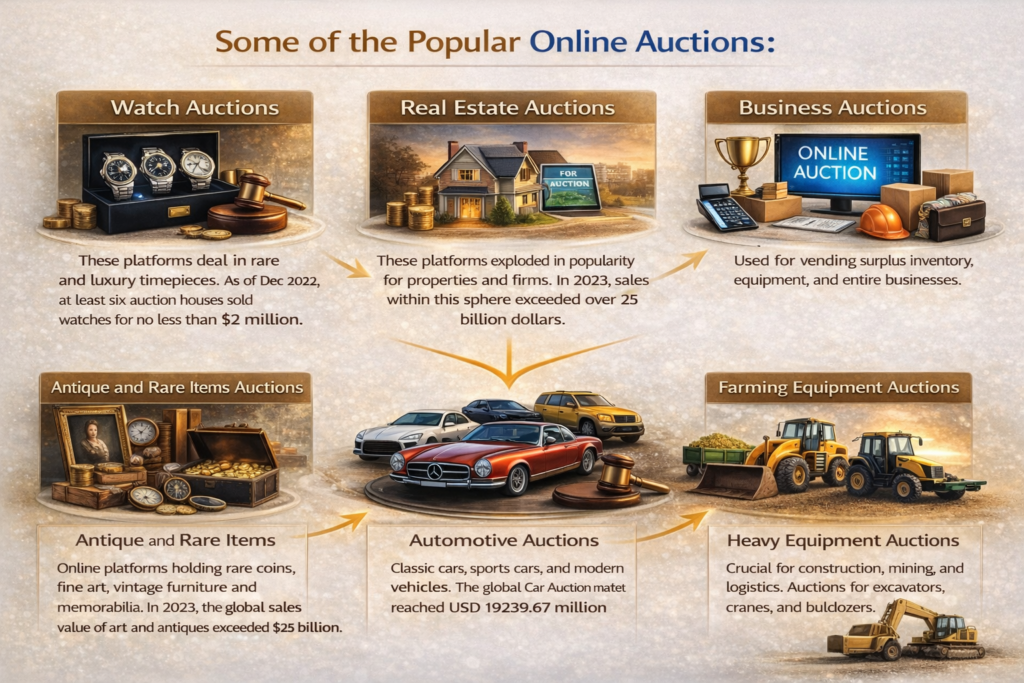 Some of the Popular Online Auctions