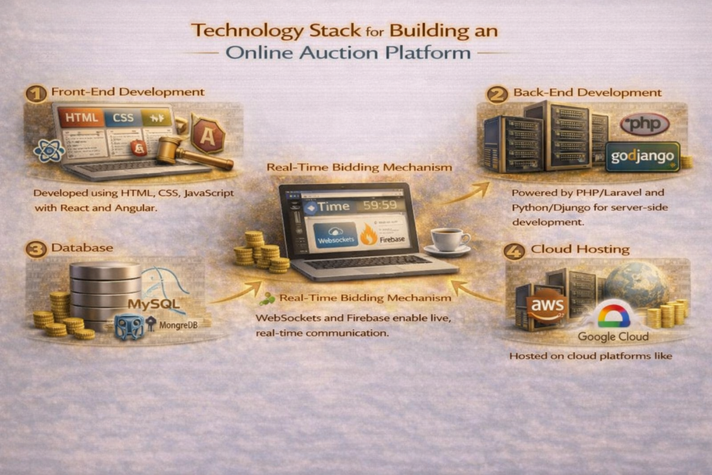 Technology Stack for Building an Online Auction Platform