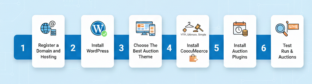 essential steps to create your high-performing auction website with WordPress