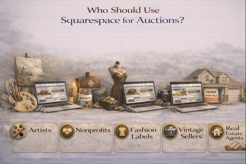 Who Should Use Squarespace for Auctions?