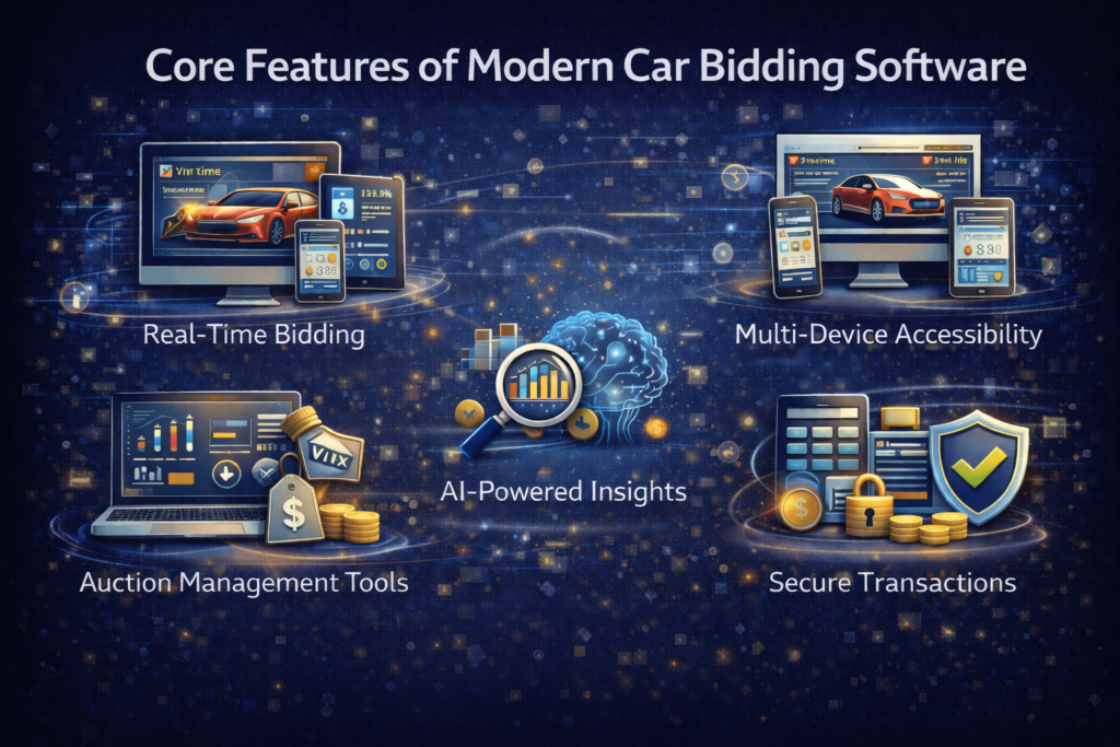 Core Features of Modern Car Bidding Software