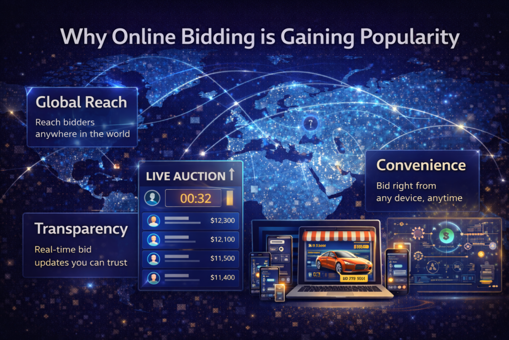 Why Online Bidding is Gaining Popularity