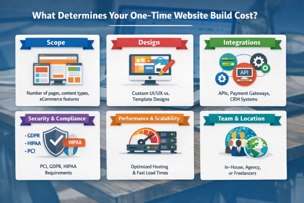What Determines Your One-Time Website Build Cost?