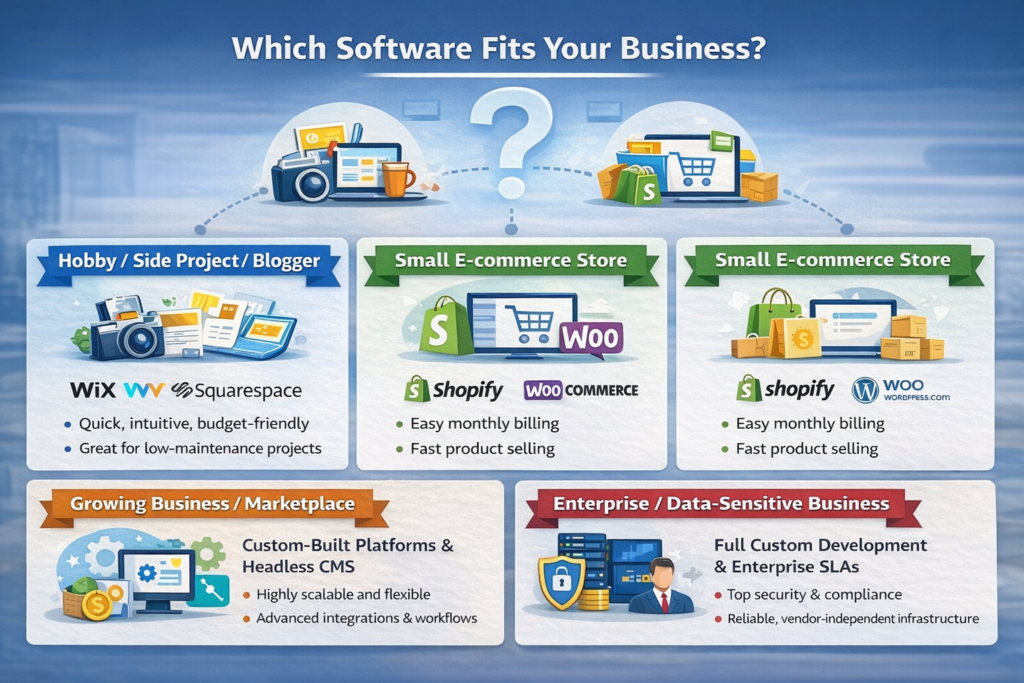 Which Software Fits Your Business?