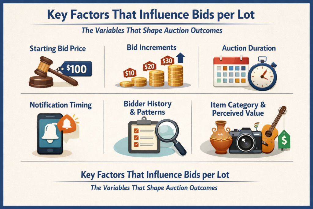 Key Factors That Influence Bids per Lot