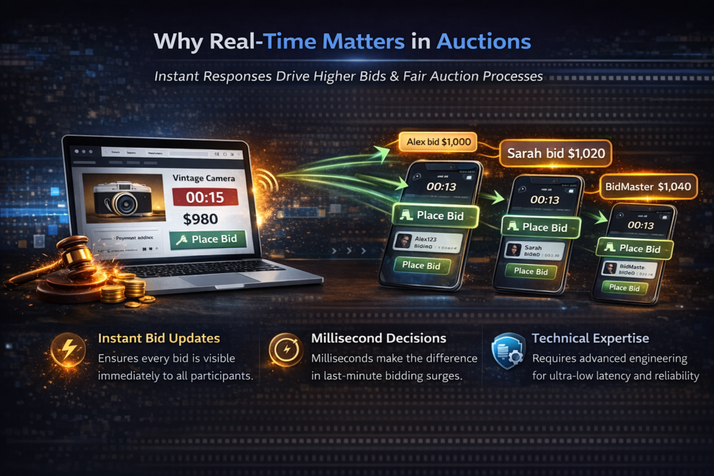 Why Real-Time Bidding Matters in Auctions