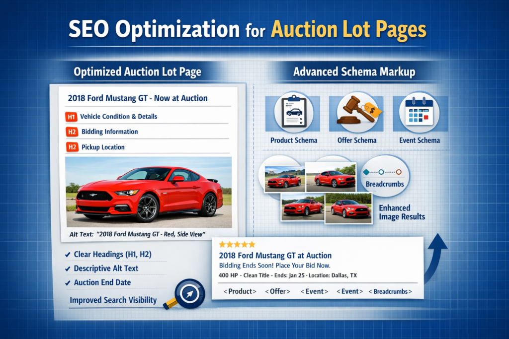 SEO Structure for Auction Lot Pages (Core Section)