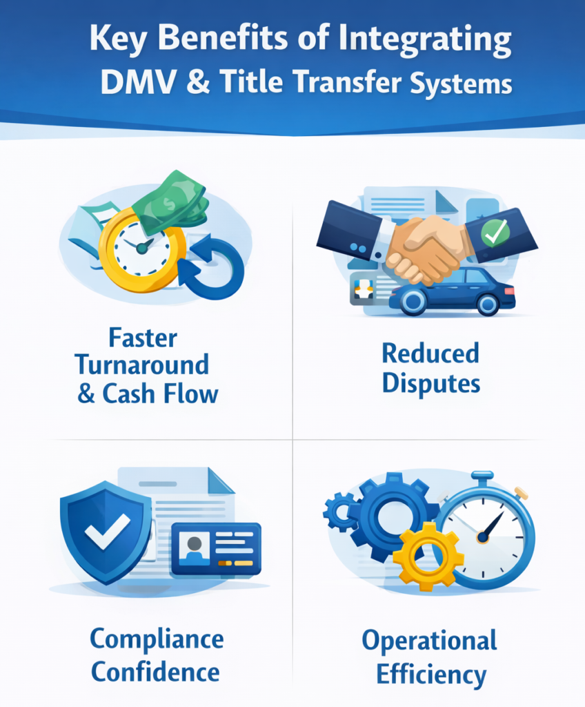 Key Benefits of Integrating DMV & Title Transfer Systems